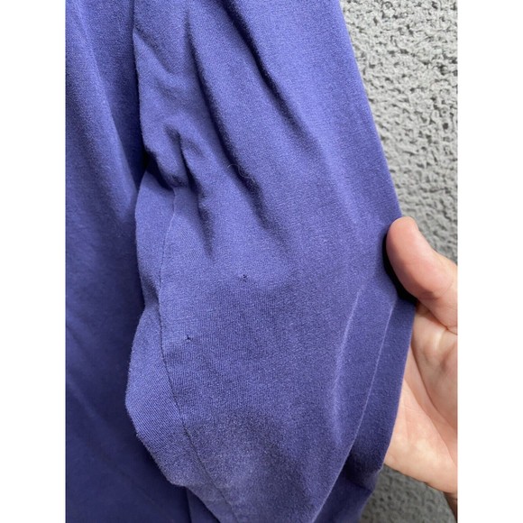 Apple Shirt Mens Medium Blue Macintosh Mac Employee Genius Uniform Long Sleeve - Picture 6 of 16